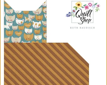 3 Fat Quarter KATZEN Stoffpaket Nr. 220414