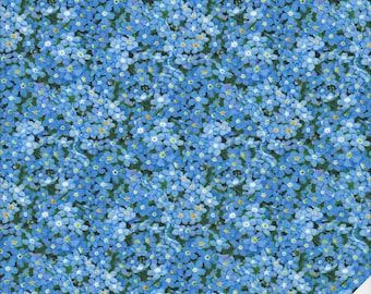 FORGET-ME-NOT FLORAL FABRIC, Forget Me Not No. 190719