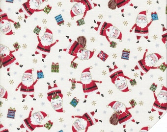 Christmas fabric SANTA CLAUS No. 210815