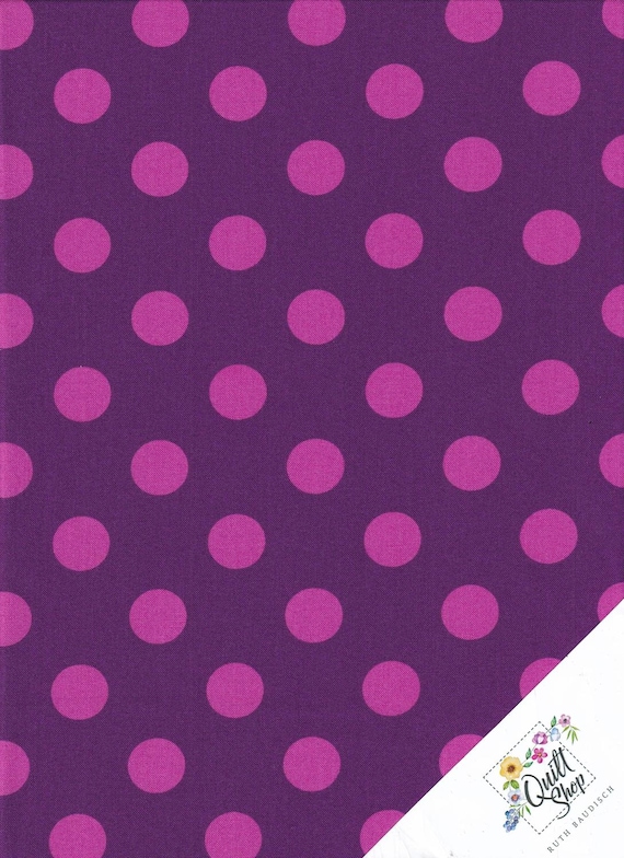Tula's True Colours Pom Pom Iris - Tula Pink - PER QUARTER METRE Tula's True Colours Pom Pom Iris - Tula Pink - PER QUARTER METRE
