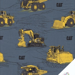 CONSTRUCTION VEHICLES Fabric No. 200844