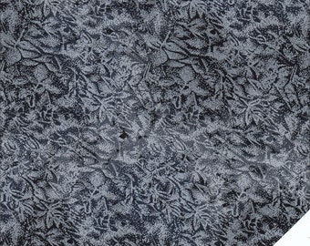 SCHWARZ SILBER METALLIC Fairy Frost Stoff, Artikel  Nr. 210217