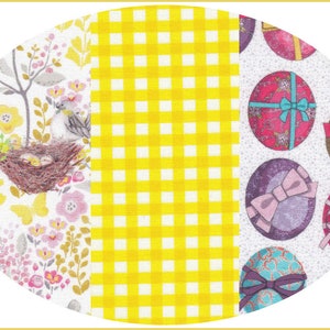3 Fat Quarter FABRIC PACKAGE EASTER No. 190310