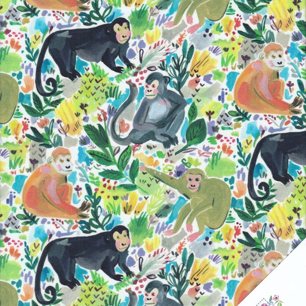 MONKEY « Multi Monkey Fun » Tissu n° 210533