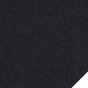 JEANS fabric BLACK WASHED from Indigo Denim 8 Oz, Robert Kaufman article no. 230317