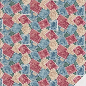 BRIEFMARKEN Fabric No. 171220