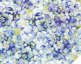 HYDRANGEA FLOWERS « PATRICIA » Tissu N° 220154