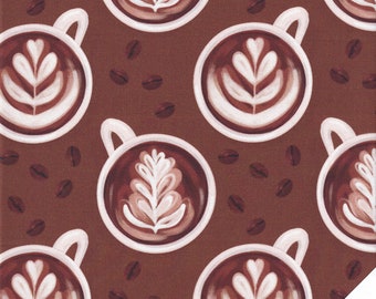 CAPPOCCINO "Coffee Talk" fabric no. 230508