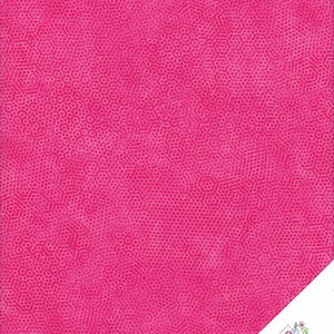 Könnte beinhalten: Pinkfarbener Stoff mit einem kleinen weißen geometrischen Muster. Der Stoff hat eine subtile, strukturierte Optik.