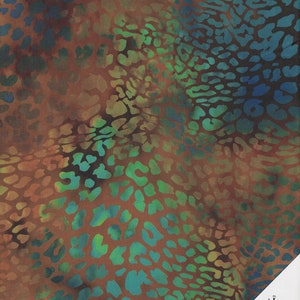 SAFARI LEOPARDSKINN Mönstrat tyg nr 190706