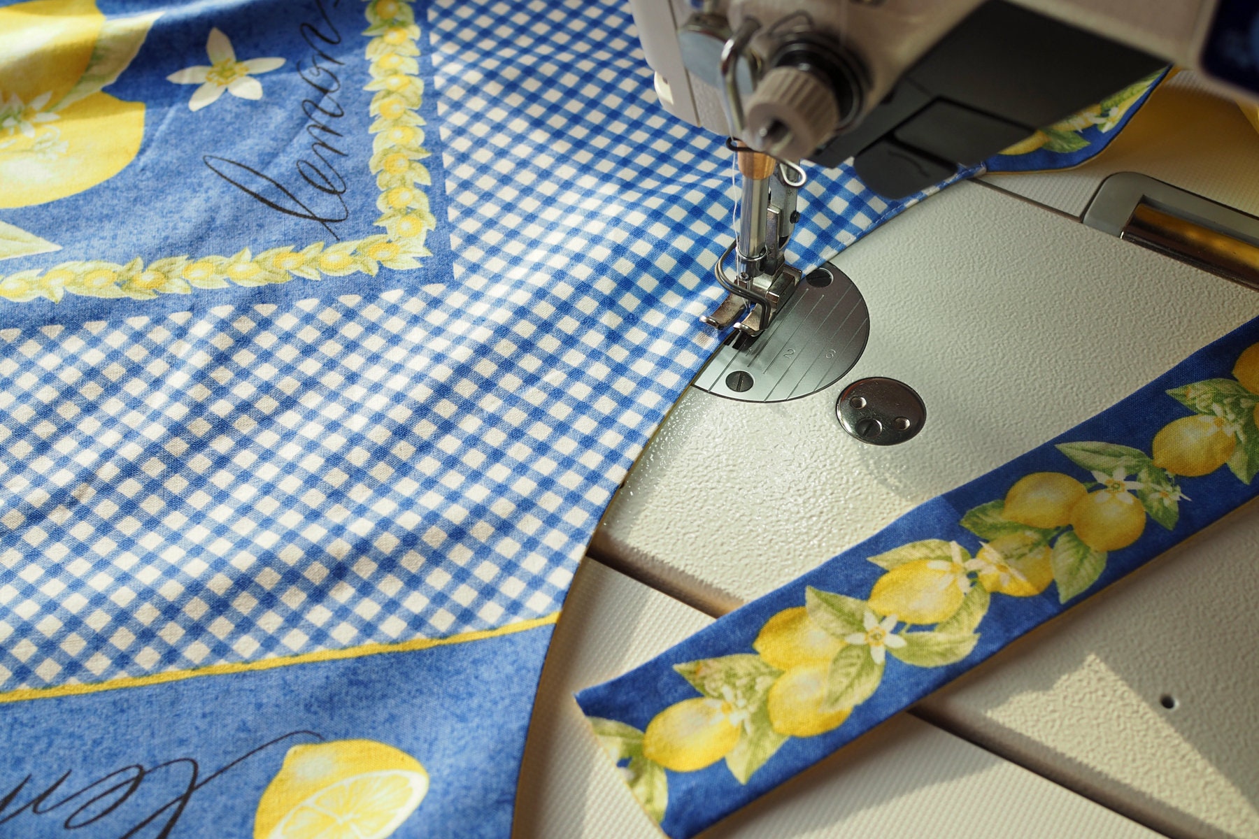 SchÜrzenpanel just Lemons Fabric No. 210252 Etsy UK