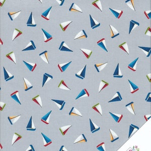 MARITIM SAILING SHIPS &quot;Beside The Sea Mini Boats&quot; Fabric No. 220220