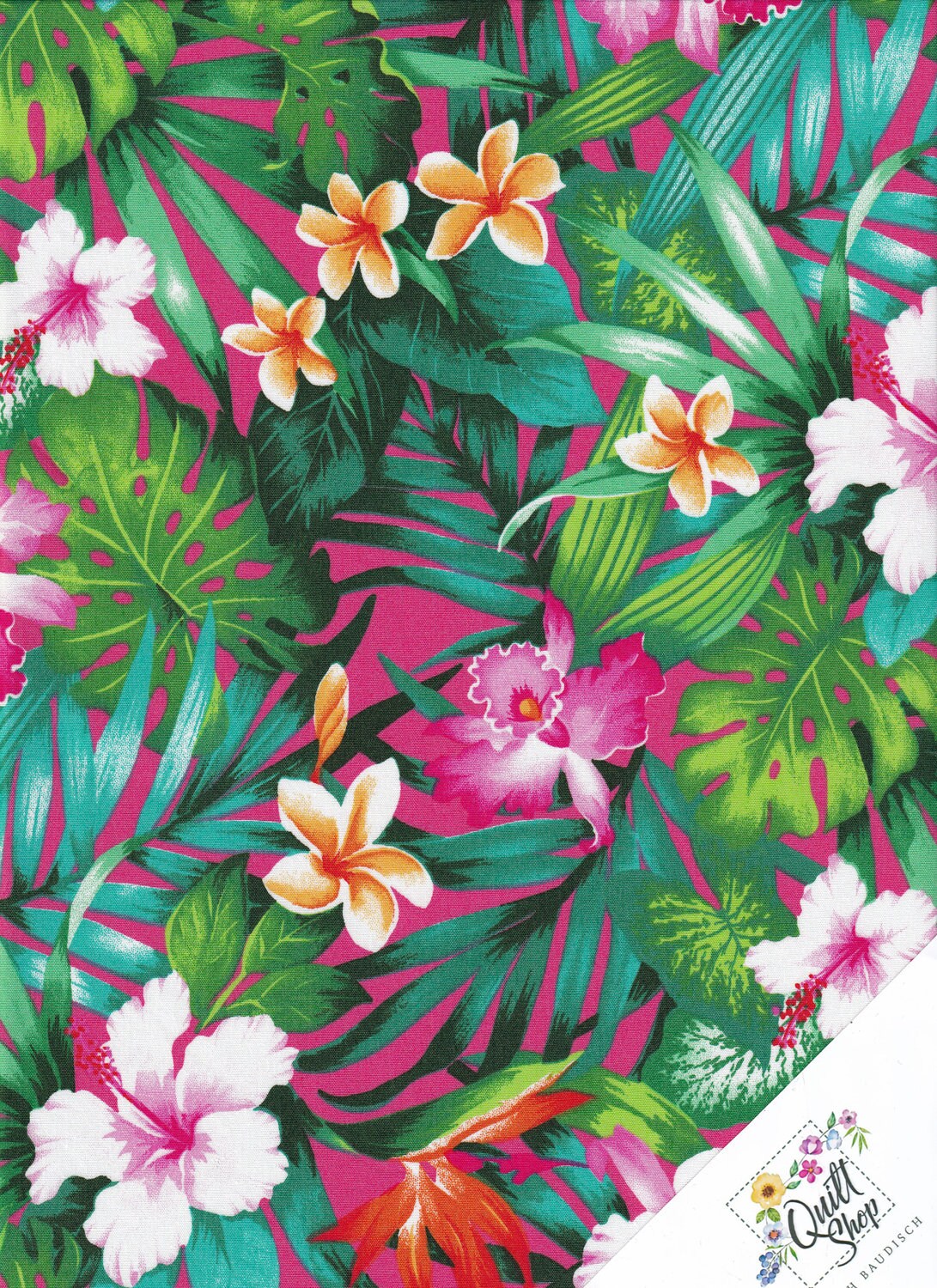 買い誠実 HAWAII HIBISCUS, ORCHIDS, STREETWOOD Fabric No. 230216 - Etsy 工芸品