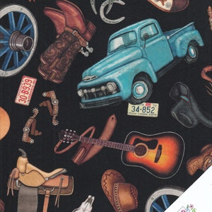 COUNTRY AND WESTERN &quot;Lil Bit Country&quot; Fabric No. 201267