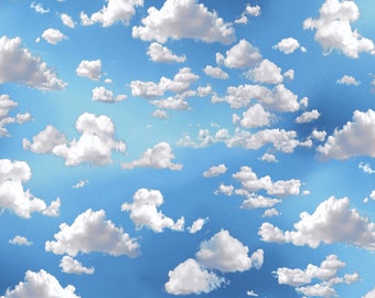 MARITIME CLOUDS, SKY fabric no. 240306