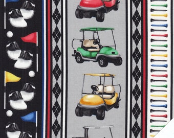 GOLF BORDER FABRIC "Back Nine" Fabric No. 210773