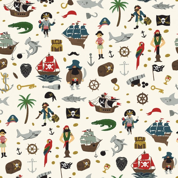 Tissu pour enfants PIRATE n° 210432