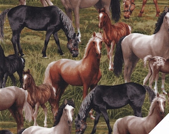 HORSES Fabric No. 230826