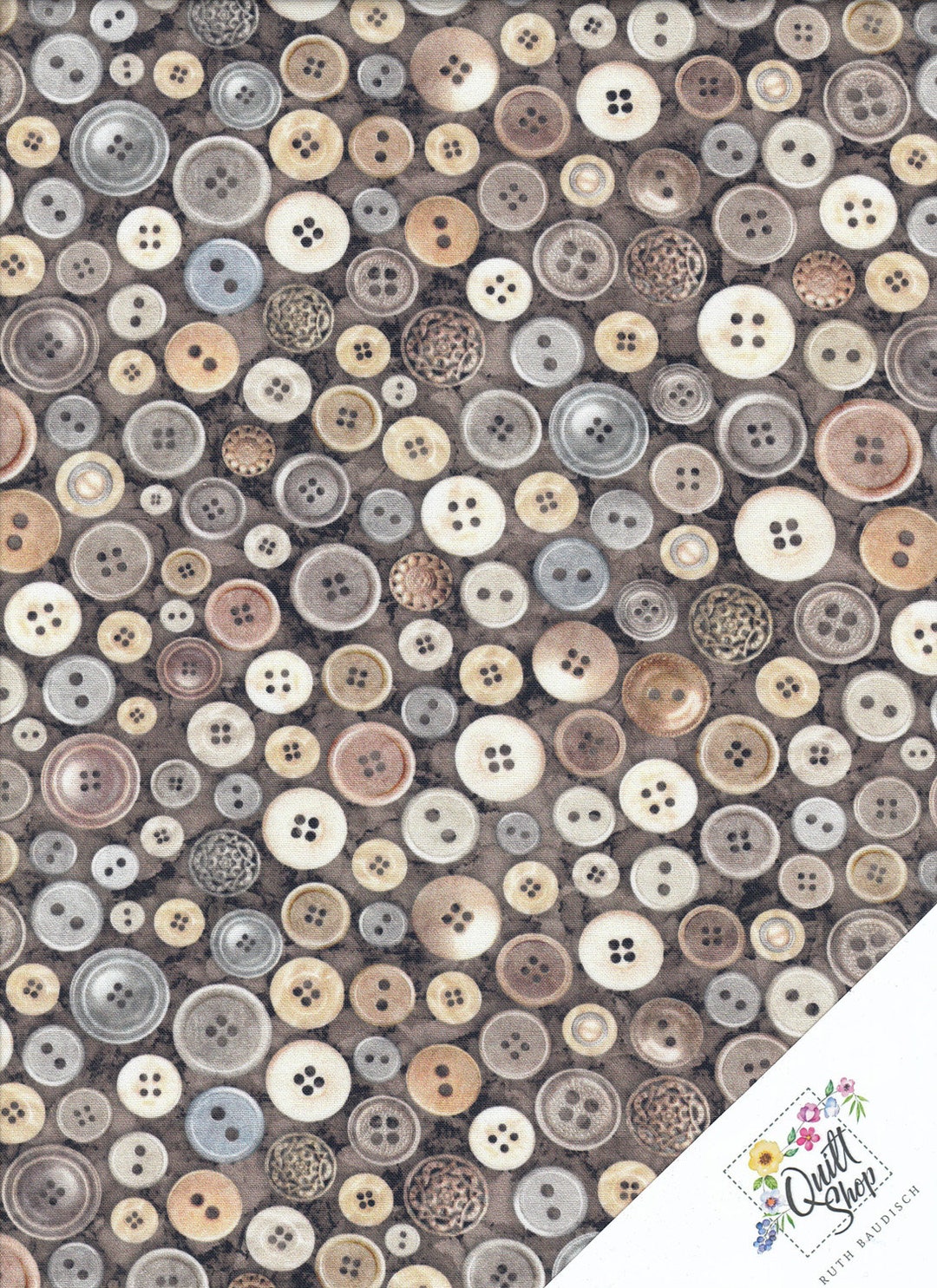 Button Backing Fabric BUTTONS Fabric No. 210664 - Etsy UK