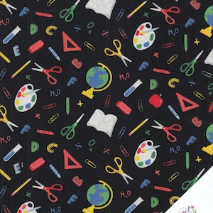 SCHOOL UTENSILS Back to School fabric no. 210253 image 1