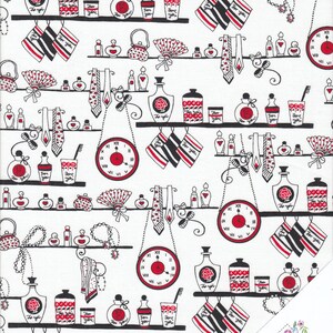 BATHROOM UTENSILIEN &quot;Joie de Vivre&quot; Fabric No. 210283