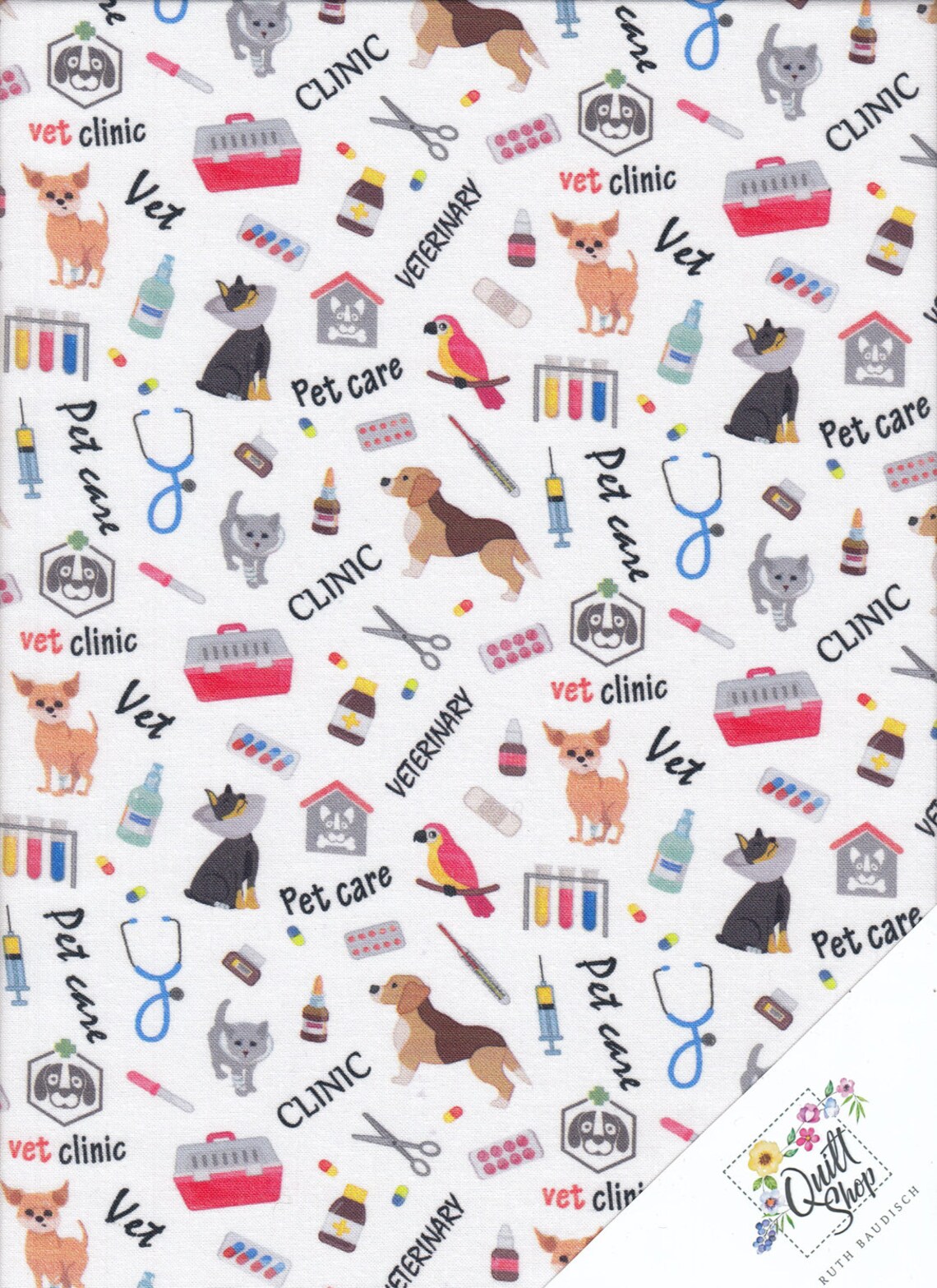 VETERINARY Veterinary MEDICAL SUPPLY Fabric No. 210224 Etsy