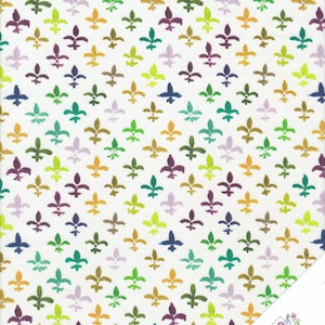 FRENCH LILIE &quot;Fleur de Lis&quot; Fabric No. 210295
