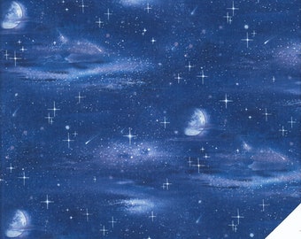 NIGHT SKY, MOND and STERNE Fabric No. 210148