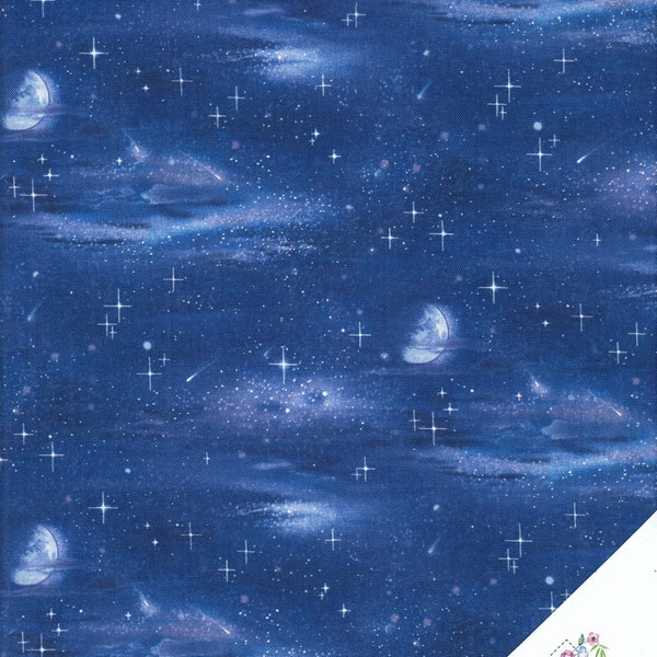 NIGHT SKY, MOND and STERNE Fabric No. 210148