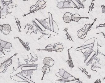 MUSICAL INSTRUMENTS Fabric No. 150124