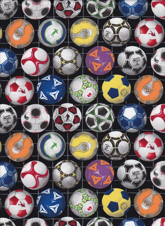 Fussball Stoff Nr 160540 Etsy