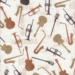MUSICAL INSTRUMENTS Fabric No. 170251