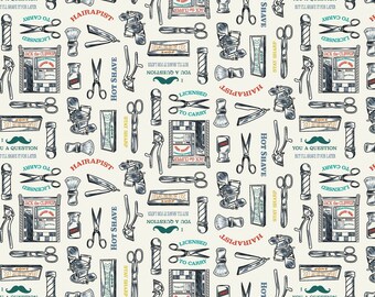 BARBER SHOP MEN'S HAIRDRESSER Accessories Fabric No. 231132