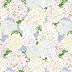 IVORY HYDRANGEA &quot;Summer Bliss&quot; Fabric #231026