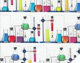 LABORATOIRE DE CHIMIE Tissu "Sience Fair" n°210526