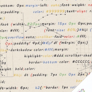 Könnte beinhalten: Handgeschriebene Notizen auf einem beigefarbenen Hintergrund mit einem Rastermuster. Die Notizen beinhalten CSS-Code für eine Website, mit Eigenschaften wie Breite, Höhe, Rand, Abstand, Schriftgröße, Farbe und Überlauf. Die Notizen enthalten auch den Text "#kiji" und "#contents".