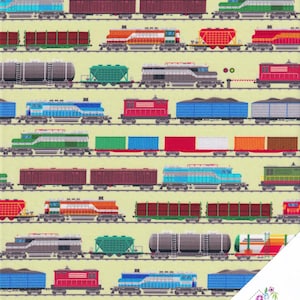 JÄRNVÄGAR "Let's Go" Patchworktyg nr 250704