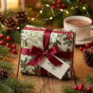 VALUE SET 3 Fat Quarters 45 cm x approx. 55 cm "CHRISES" Christmas Fabric Bundle No. 231040