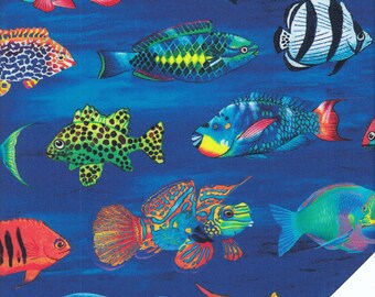 FISH "Pacific Fish" Fabric No. 220218