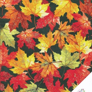 AUTUMN LEAVES &quot;Autumn is in The Air&quot; Fabric No. 210613