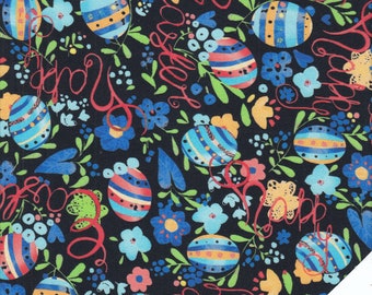 HAPPY EASTER, EASTER EGGS fabric no. 210215