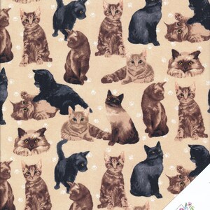 KATZEN  Stoff Nr. 210137