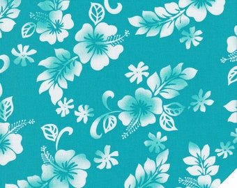 HAWAII TROPICAL FLORAL PATTERN with airbrush effect fabric no. 230114