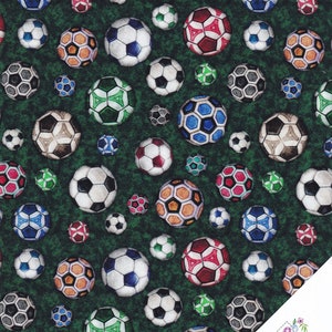VOETBALLEN "Just For Kicks" SPORT patchworkstof nr. 240111