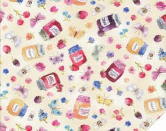 JAM JARS and HONEY JARS Fabric No. 210622