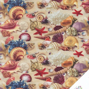 MARITIME BEACH, SHELLS Fabric No. 210363
