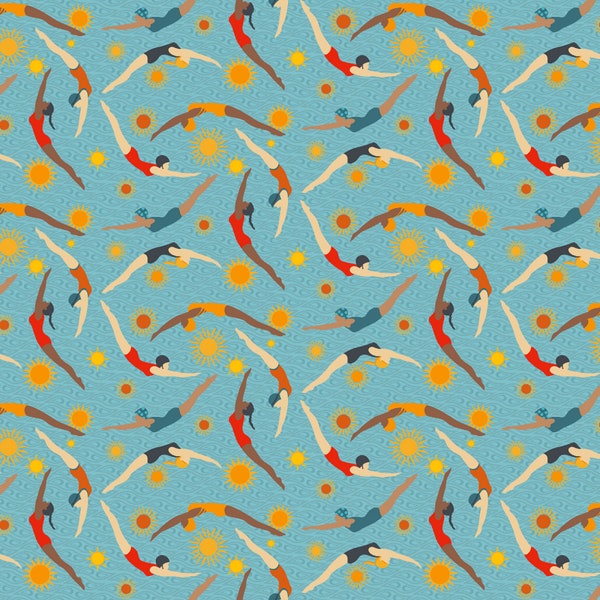 SWIMMERS Fabric No. 240201