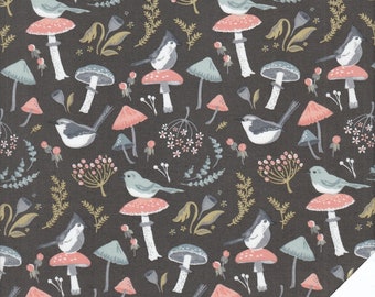 OISEAUX FORESTIERS « Woodland Songbirds » Tissu n° 220226