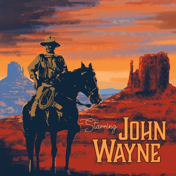 JOHN WAYNE - Pannello Tessuto n. 190710