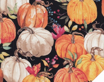 PUMPKINS, BIRDS, BERRIES Fabric No. 210663